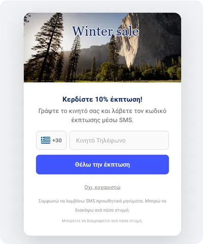 Discount Offer popup template